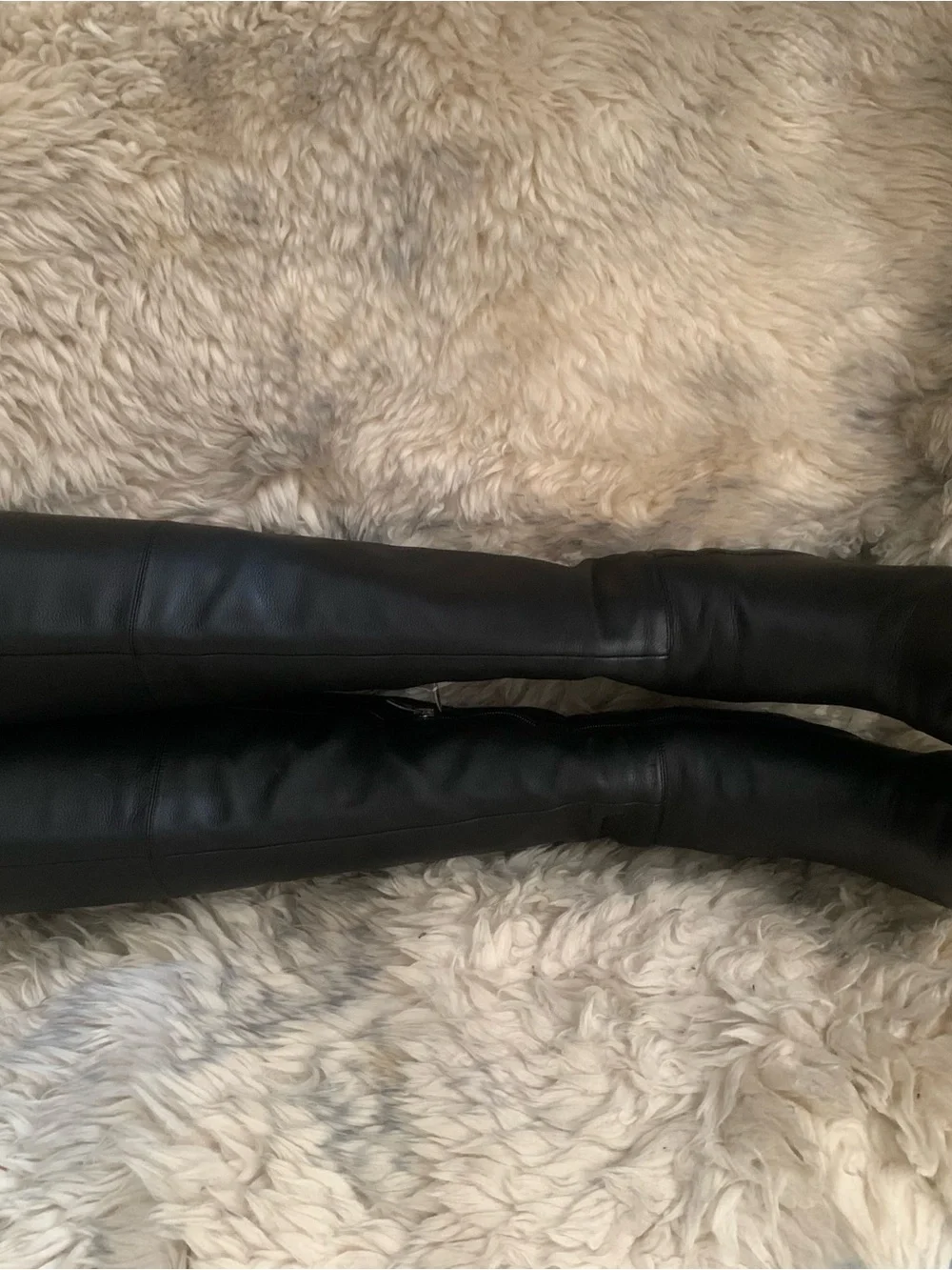 Via Spiga Kennedy Wedge over-the-knee Italian Leather boots, size 9